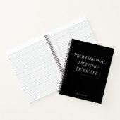 Professionele vergadering Doodler Grappig Notitieb Notitieboek (Binnen)