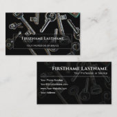 Professionele vergrendeling of vergrendeling en sl visitekaartje (Voorkant / Achterkant)