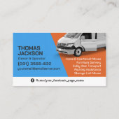 Professionele Verhuisdiensten - Verhuizing Visitekaartje (Achterkant)