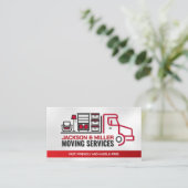 Professionele verhuisservice - Verhuizing Visitekaartje (Staand voorkant)