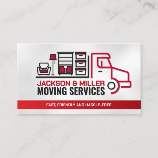 Professionele verhuisservice - Verhuizing Visitekaartje (Voorkant)