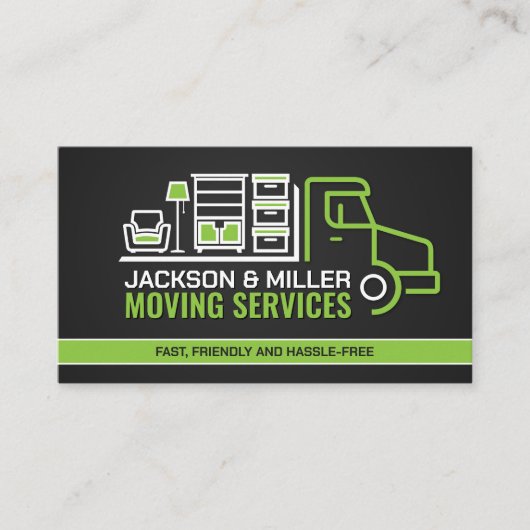 Professionele verhuisservice - Verhuizing Visitekaartje (Voorkant)