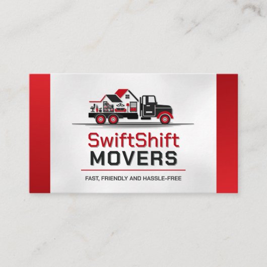 Professionele verhuisservice - Verhuizing Visitekaartje (Voorkant)