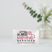 Professionele verhuisservice - Verhuizing Visitekaartje (Staand voorkant)
