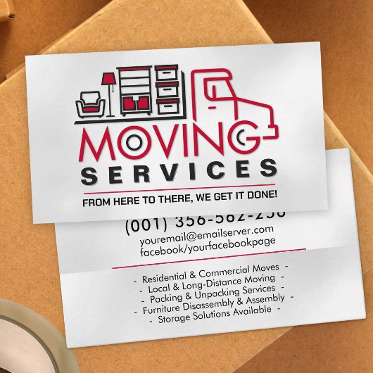 Professionele verhuisservice - Verhuizing Visitekaartje