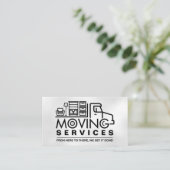 Professionele verhuisservice - Verhuizing Visitekaartje (Staand voorkant)