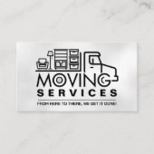 Professionele verhuisservice - Verhuizing Visitekaartje (Voorkant)