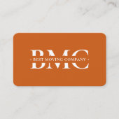 Professionele verhuizers Verhuisbedrijf Sinaasappe Visitekaartje (Voorkant)