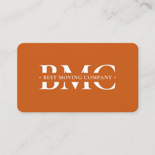 Professionele verhuizers Verhuisbedrijf Sinaasappe Visitekaartje (Voorkant)