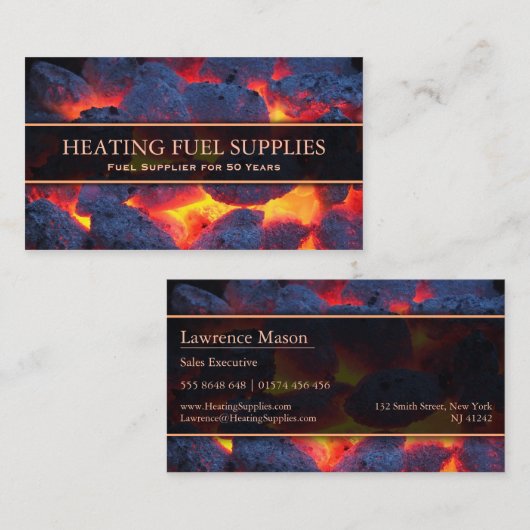 Professionele verwarming - Visitekaartje (Voorkant / Achterkant)