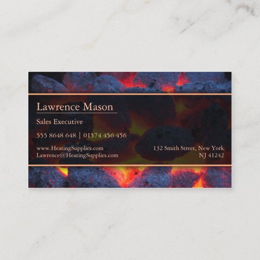 Professionele verwarming - Visitekaartje (Achterkant)