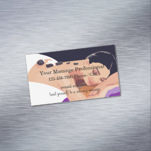 Professionele Verzachtende Massage Magnetisch Visitekaartje