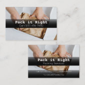 Professionele verzendservices voor verpakking visitekaartje (Voorkant / Achterkant)