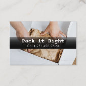 Professionele verzendservices voor verpakking visitekaartje (Voorkant)