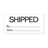 Professionele Verzonden Op Datum Stempel (Afrduk)