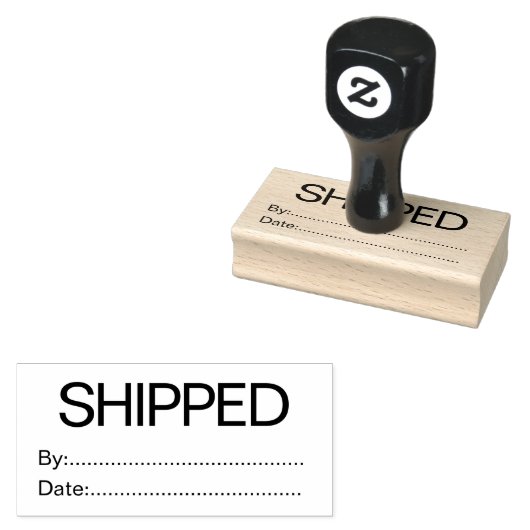 Professionele Verzonden Op Datum Stempel (Gestempeld)