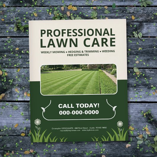Professionele Verzorging van Gazons Flyer