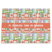 Professionele Veterinair Iconisch Ontwerp Groot Cadeauzakje (Voorkant)