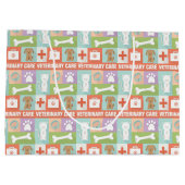 Professionele veterinaire iconische vormgeving groot cadeauzakje (Achterkant)