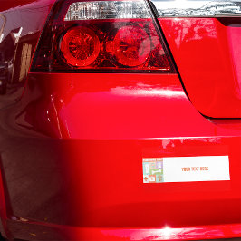 Professionele veterinaire pictogrammen ontworpen bumpersticker