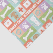 Professionele veterinaire pictogrammen ontworpen tissuepapier (Detail)