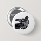 professionele videocamera ronde button 5,7 cm (Voorkant /achterkant)