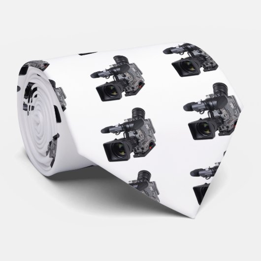 professionele videocamera stropdas (Opgerold)