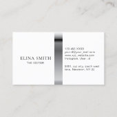 Professionele videoredacteur Black Gold Visitekaar Visitekaartje (Achterkant)