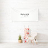 Professionele vinyl binnen 4' x 8' aanpasbaar spandoek (Insitu)