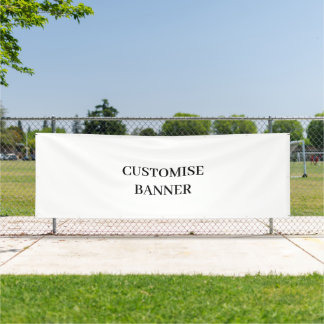 Professionele vinyl buiten 4' x 12' aanpasbaar spandoek