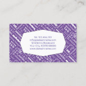 Professionele Visitekaartje voor vertalers (Achterkant)