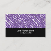 Professionele Visitekaartje voor vertalers (Voorkant)