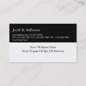 Professionele Visitekaartjes (Achterkant)