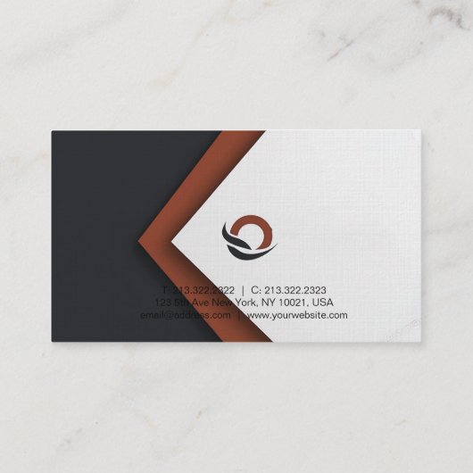 Professionele visitekaartjes (Achterkant)