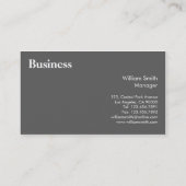 Professionele Visitekaartjes (Achterkant)