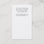 Professionele visitekaartjes (Achterkant)