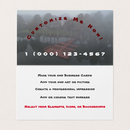 Professionele  Visitekaartjes (Binnenkant ongevouwen)