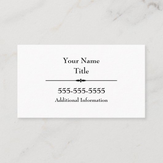 Professionele Visitekaartjes (Voorkant)