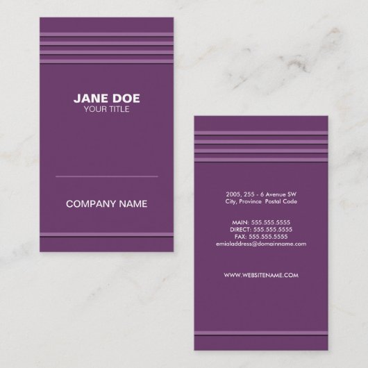 Professionele Visitekaartjes (Voorkant / Achterkant)