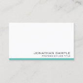 Professionele Visitekaartjes Eenvoudig bovenaan (Voorkant)