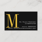 Professionele Visitekaartjes Geel (Achterkant)