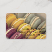 Professionele Visitekaartjes - Macaroon Bakery (Achterkant)