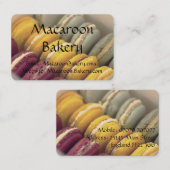 Professionele Visitekaartjes - Macaroon Bakery (Voorkant / Achterkant)