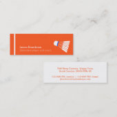 Professionele visitekaartjes met badminton (Voorkant / Achterkant)