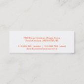 Professionele visitekaartjes met badminton (Achterkant)