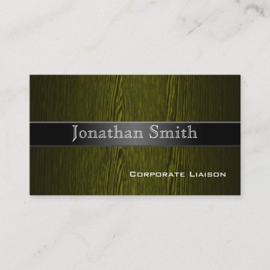 Professionele Visitekaartjes met houten korrels (Voorkant)