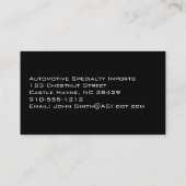 Professionele Visitekaartjes met koolstofvezel (Achterkant)