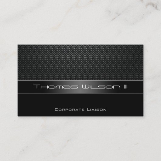 Professionele Visitekaartjes met koolstofvezel (Voorkant)