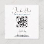 professionele visitekaartjes met QR-code (Voorkant)
