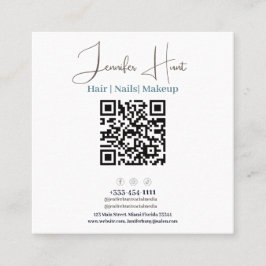 professionele visitekaartjes met QR-code